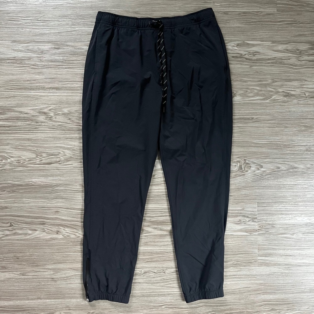 Outerknown Active Mens Recycled Nylon Spandex Jogger Pants Black Large
